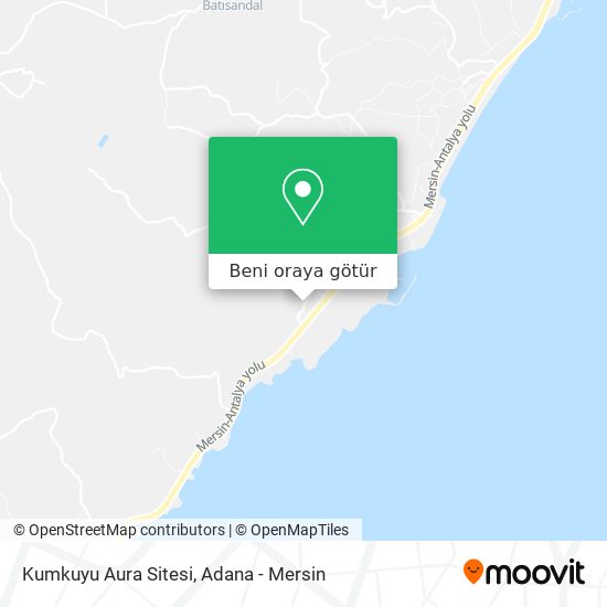 Kumkuyu Aura Sitesi harita