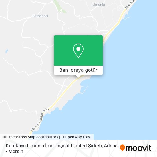 Kumkuyu Limonlu İmar İnşaat Limited Şirketi harita