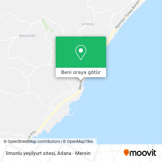 limonlu yeşilyurt sitesi harita