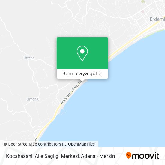 Kocahasanli Aile Sagligi Merkezi harita