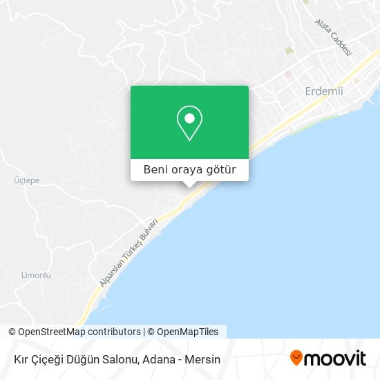 Kır Çiçeği Düğün Salonu harita