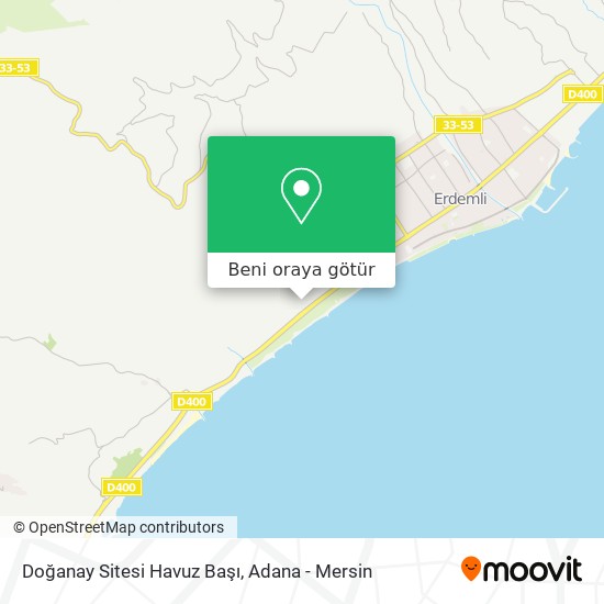 Doğanay Sitesi Havuz Başı harita