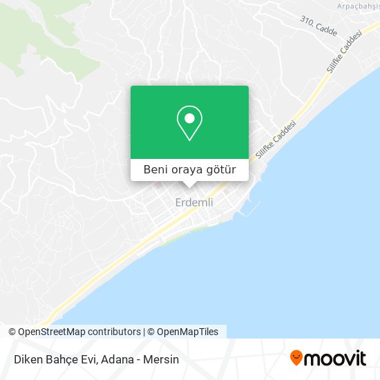 Diken Bahçe Evi harita