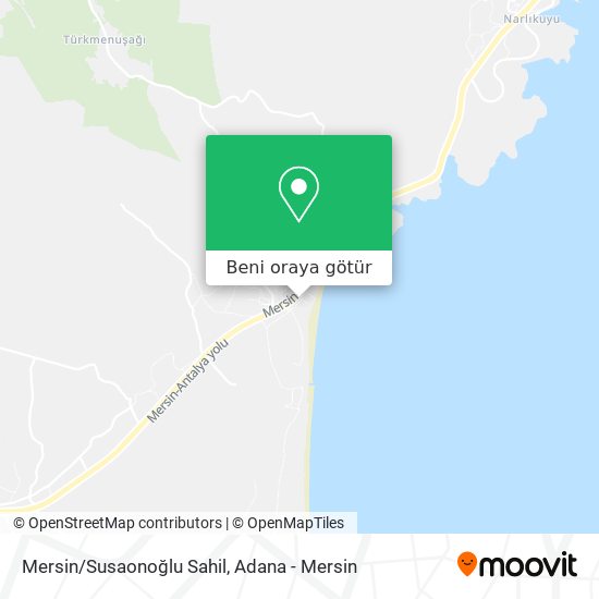 Mersin/Susaonoğlu Sahil harita