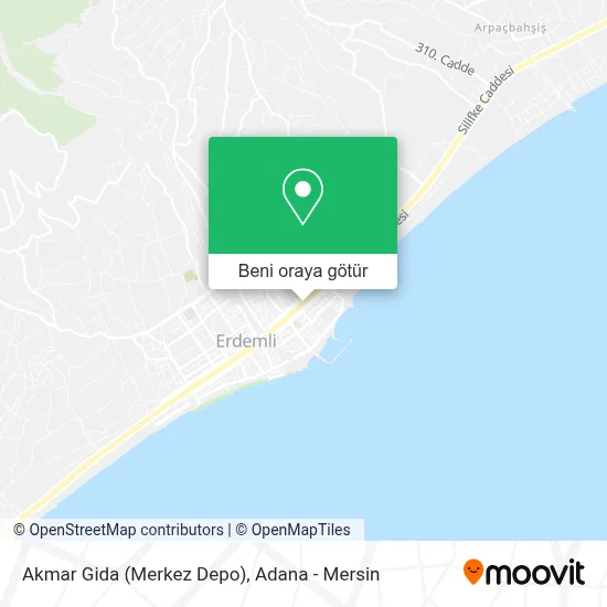 Akmar Gida (Merkez Depo) harita