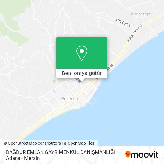 DAĞDUR EMLAK GAYRİMENKUL DANIŞMANLIĞI harita