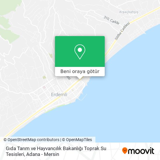 Gıda Tarım ve Hayvancılık Bakanlığı Toprak Su Tesisleri harita