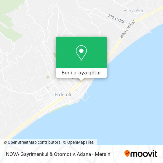 NOVA Gayrimenkul & Otomotiv harita