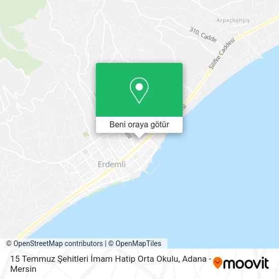 15 Temmuz Şehitleri İmam Hatip Orta Okulu harita