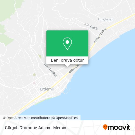 Gürgah Otomotiv harita