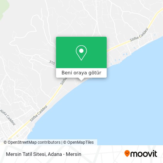 Mersin Tatil Sitesi harita