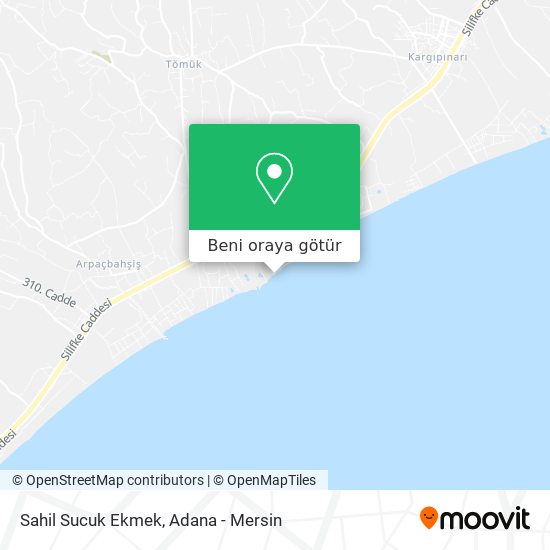 Sahil Sucuk Ekmek harita