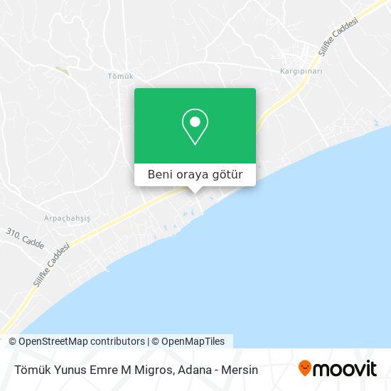 Tömük Yunus Emre M Migros harita