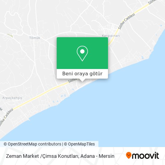 Zeman Market /Çimsa Konutları harita