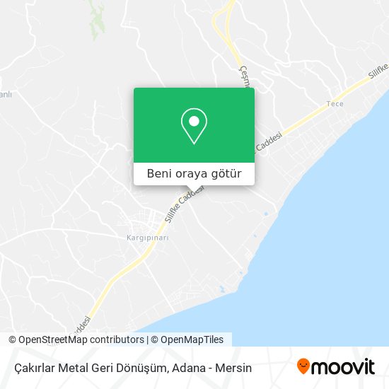 Çakırlar Metal Geri Dönüşüm harita
