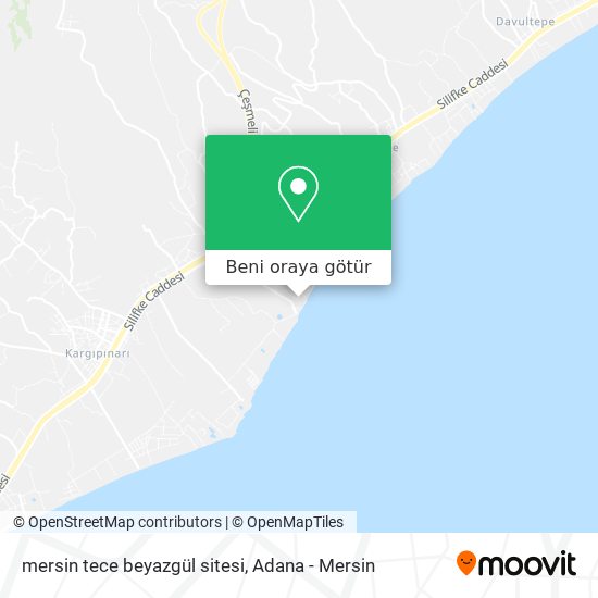 mersin tece beyazgül sitesi harita