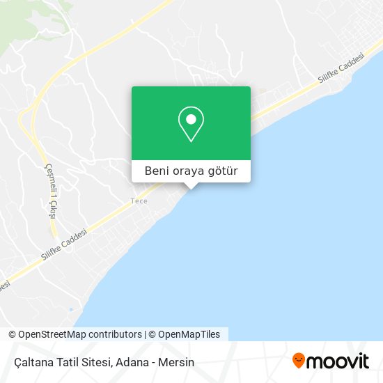 Çaltana Tatil Sitesi harita