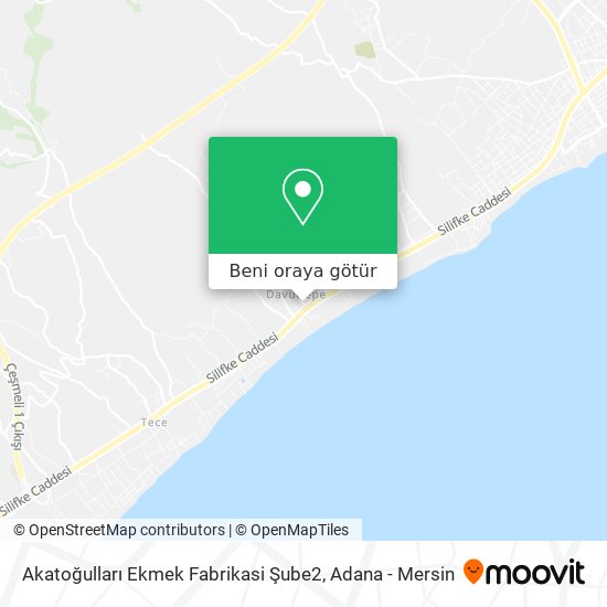 Akatoğulları Ekmek Fabrikasi Şube2 harita