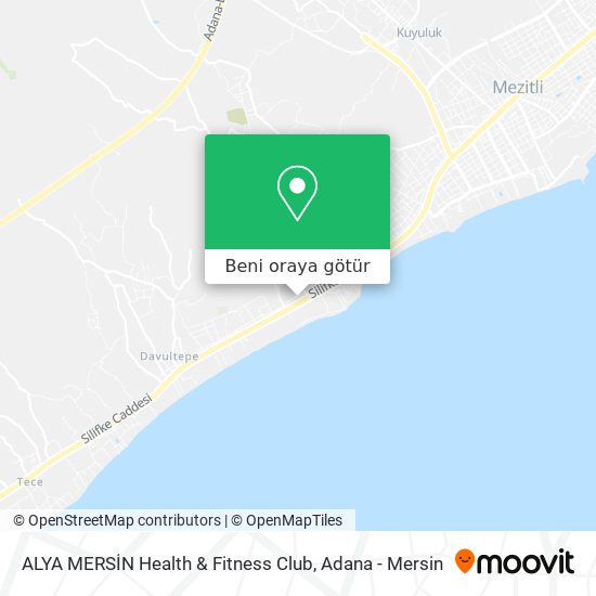 ALYA MERSİN Health & Fitness Club harita