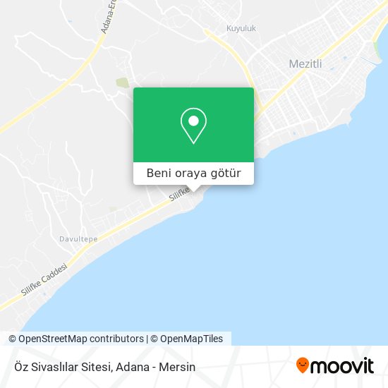 Öz Sivaslılar Sitesi harita
