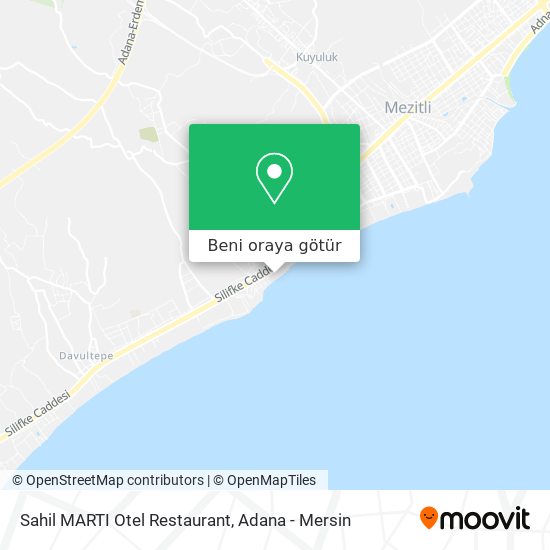 Sahil MARTI Otel Restaurant harita