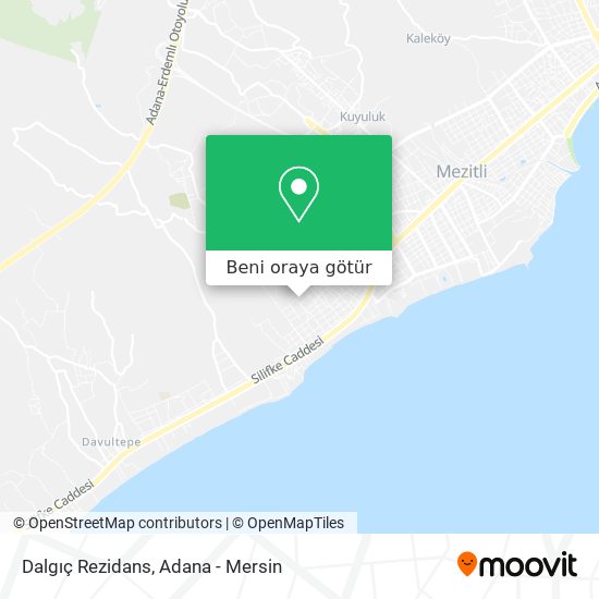 Dalgıç Rezidans harita