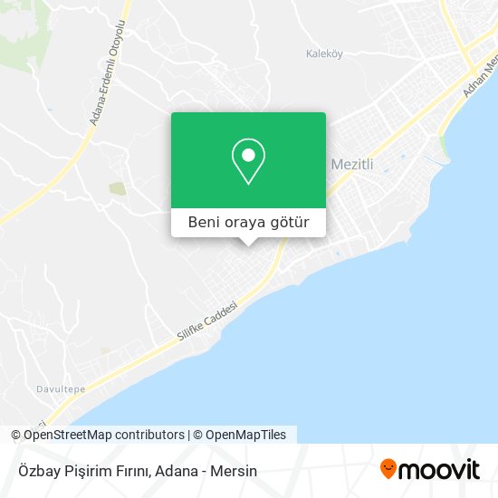 Özbay Pişirim Fırını harita