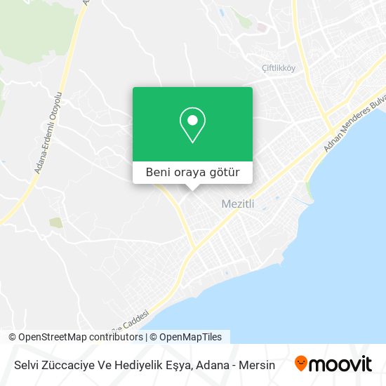 Selvi Züccaciye Ve Hediyelik Eşya harita