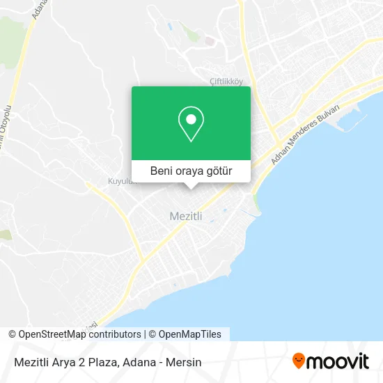 Mezitli Arya 2 Plaza harita