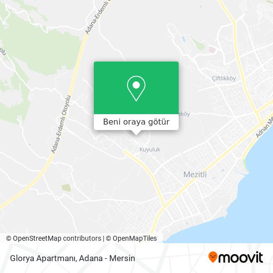 Glorya Apartmanı harita