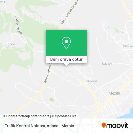 Trafik Kontrol Noktası harita