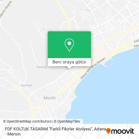 FDF KOLTUK TASARIM "Farkli Fikirler Atolyesi" harita