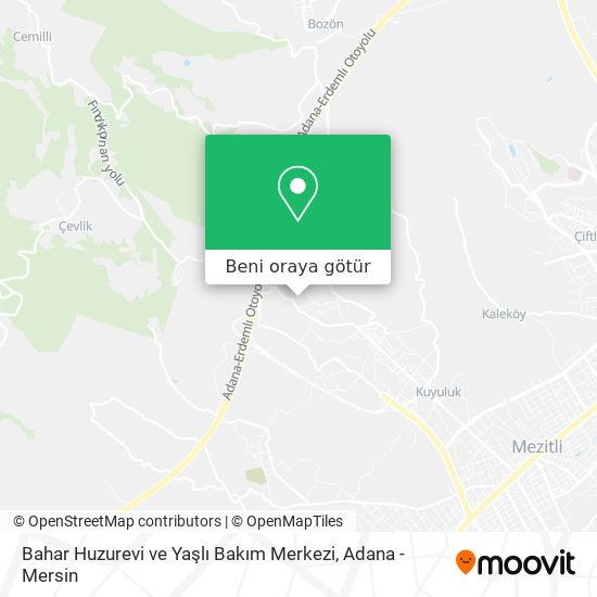 Bahar Huzurevi ve Yaşlı Bakım Merkezi harita