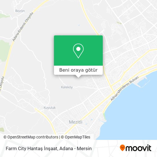 Farm City Hantaş İnşaat harita
