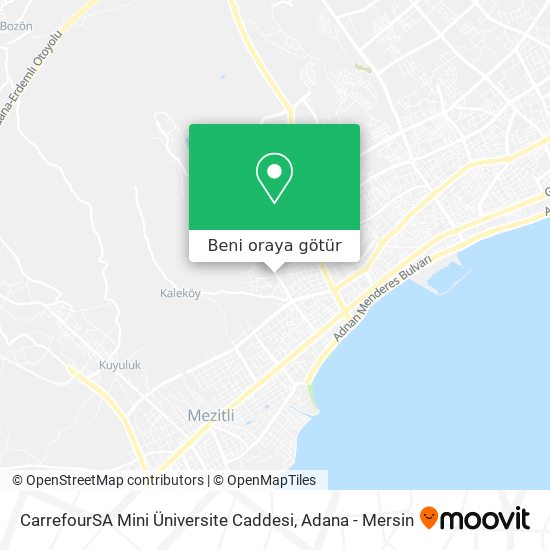 CarrefourSA Mini Üniversite Caddesi harita