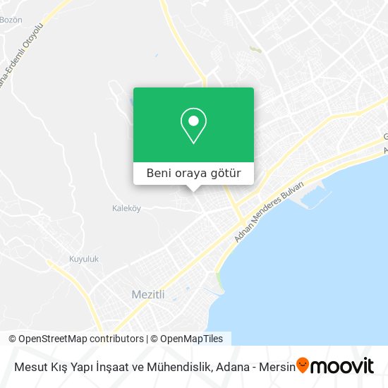 Mesut Kış Yapı İnşaat ve Mühendislik harita