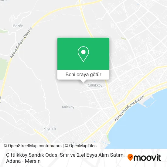 Çiftlikköy Sandık Odası Sıfır ve 2.el Eşya Alım Satım harita