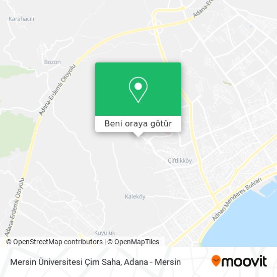 Mersin Üniversitesi Çim Saha harita