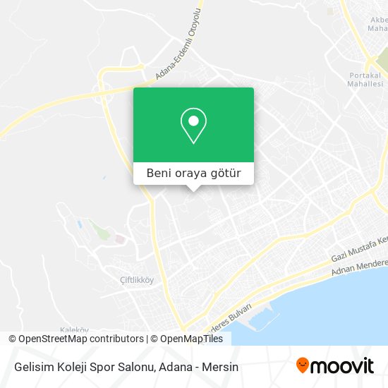Gelisim Koleji Spor Salonu harita