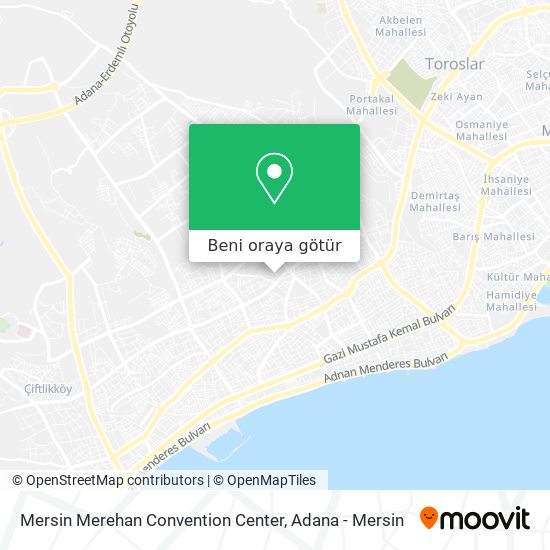 Mersin  Merehan Convention Center harita
