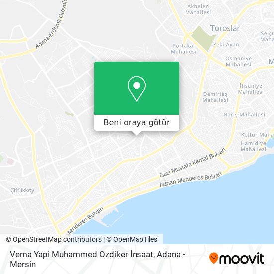 Vema Yapi Muhammed Ozdiker İnsaat harita