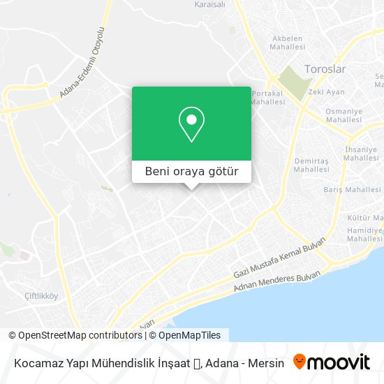 Kocamaz Yapı Mühendislik İnşaat 🏫 harita