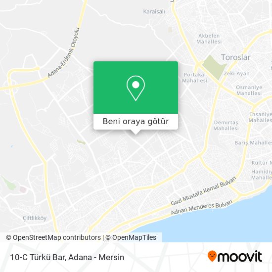 10-C Türkü Bar harita