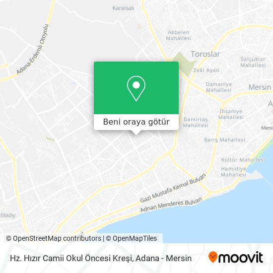 Hz. Hızır Camii Okul Öncesi Kreşi harita