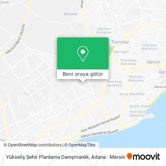 Yükseliş Şehir Planlama Danışmanlık harita