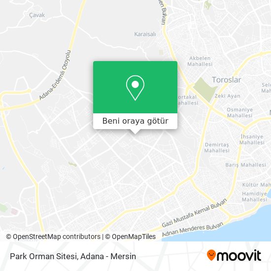 Park Orman Sitesi harita
