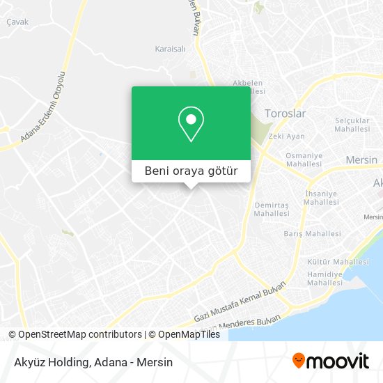 Akyüz Holding harita