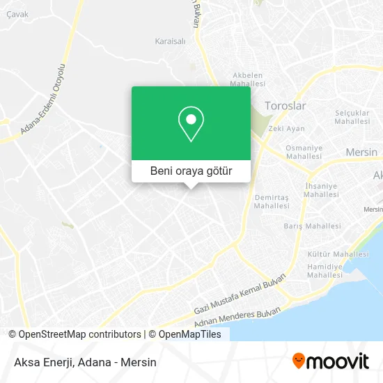 Aksa Enerji harita
