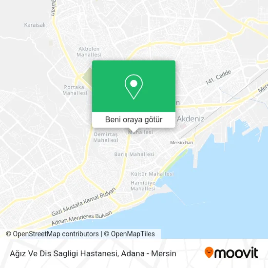 Ağız Ve Dis Sagligi Hastanesi harita