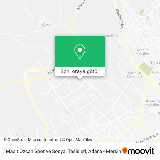 Macit Özcan Spor ve Sosyal Tesisleri harita